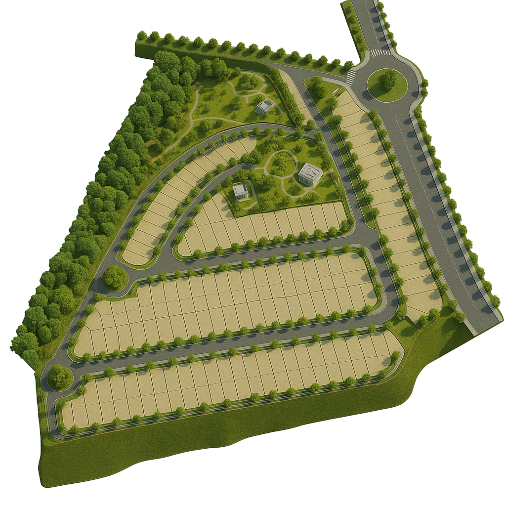 Planta do Residencial Lagoa Dourada